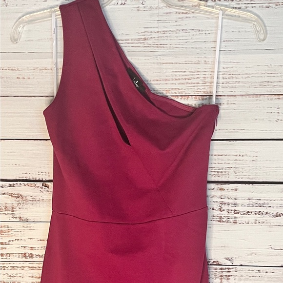Lulus Down to Party Magenta One Shoulder Cutout Bodycon Mini Dress - Picture 4 of 10